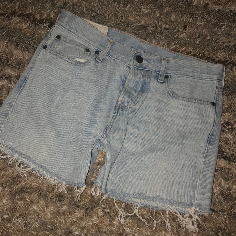 HOLLISTER 4 BOYFRIEND CUTOFF SHORTS DENIM JEAN